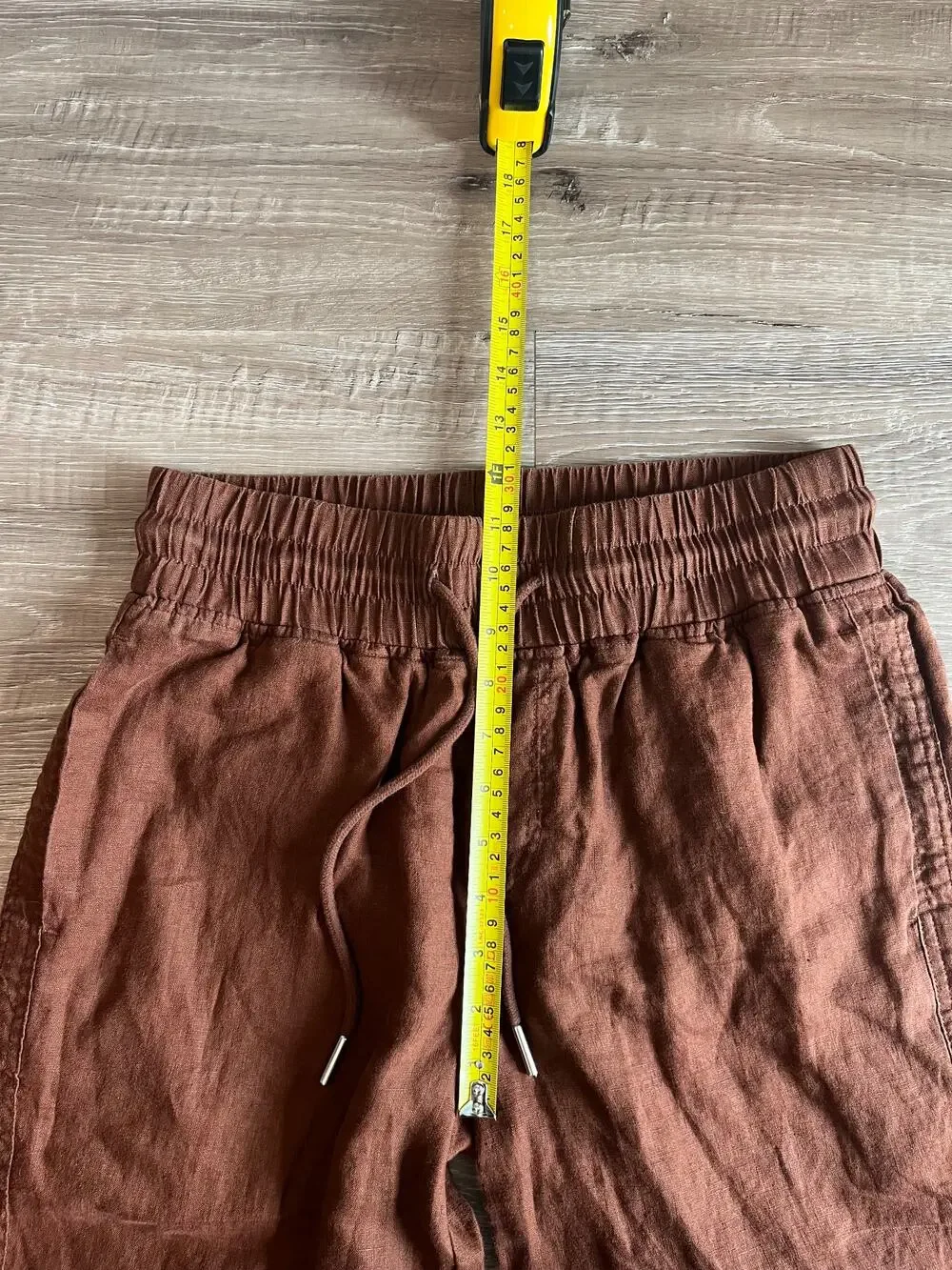 Quince brown linen
